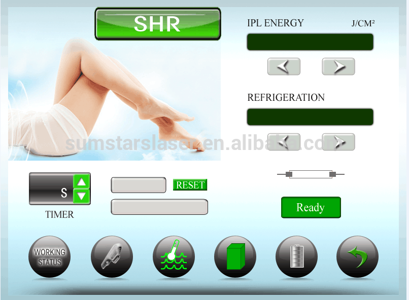 Portable Skin Rejuvenation laptop IPL Machine SHR ipl beauty machine