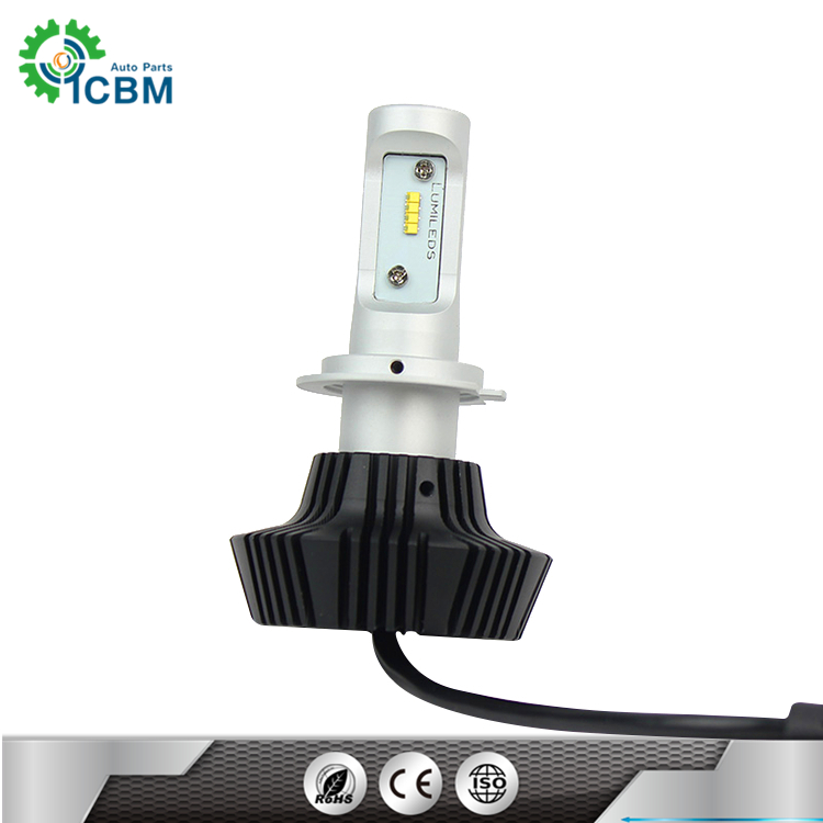 Hot sale bulbs car head light led 7HL-H7W 4000lm 6500k auto led headlight h7