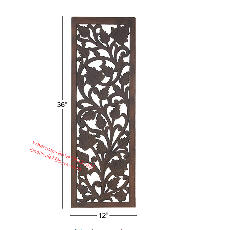 decorative 3d wall panels  Natural wood wall panel 3d carved wood panels