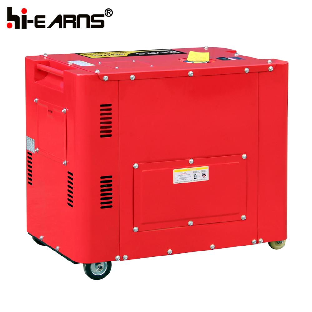 186FA Air-cooled 5KW silent diesel generator new design with 68dbas