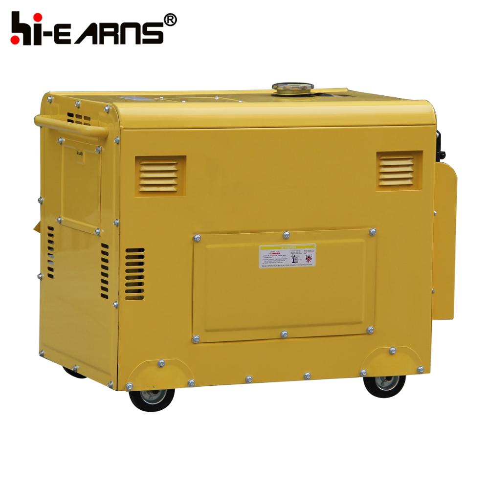 5KW 186FA Air-cooled super silent diesel generator with 65dbas