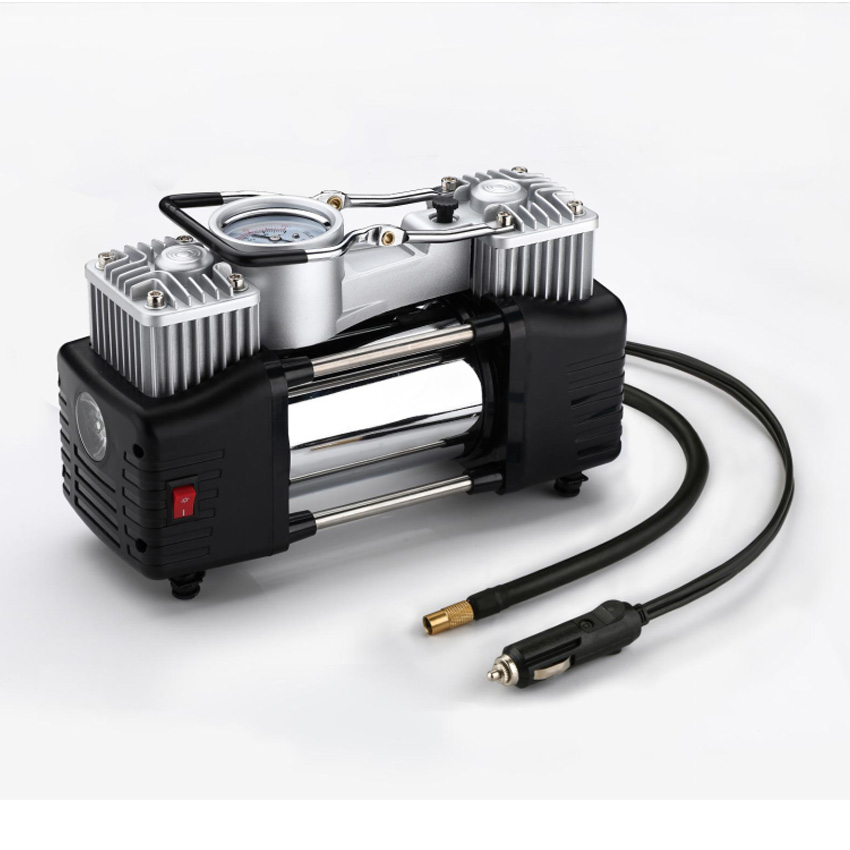 Car air compressor Double Cylinder Heavy Duty DC12V 220W