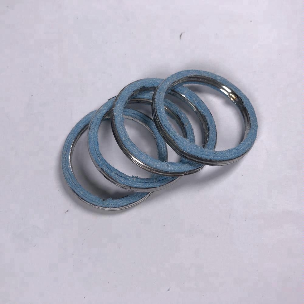 Copper white green blue motorcycle exhaust gasket