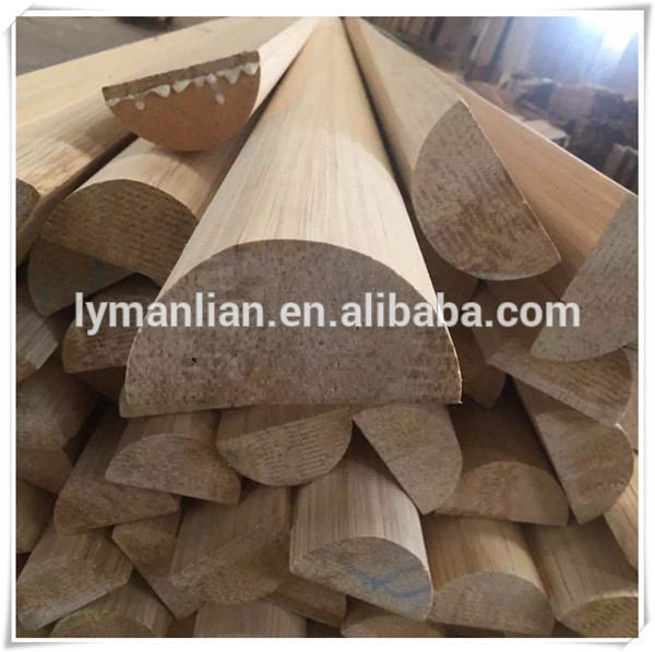 Different Types Engineered Teak Wooden Quarter Round Mouldings