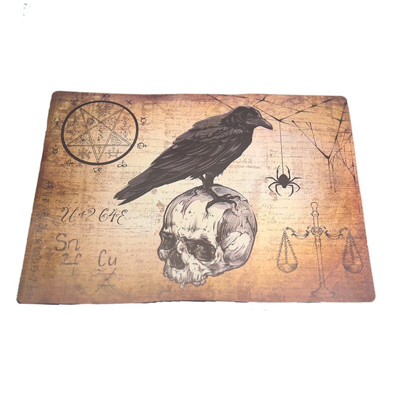 stock PP printing USA style fashion design washable Halloween placemat for table use mat