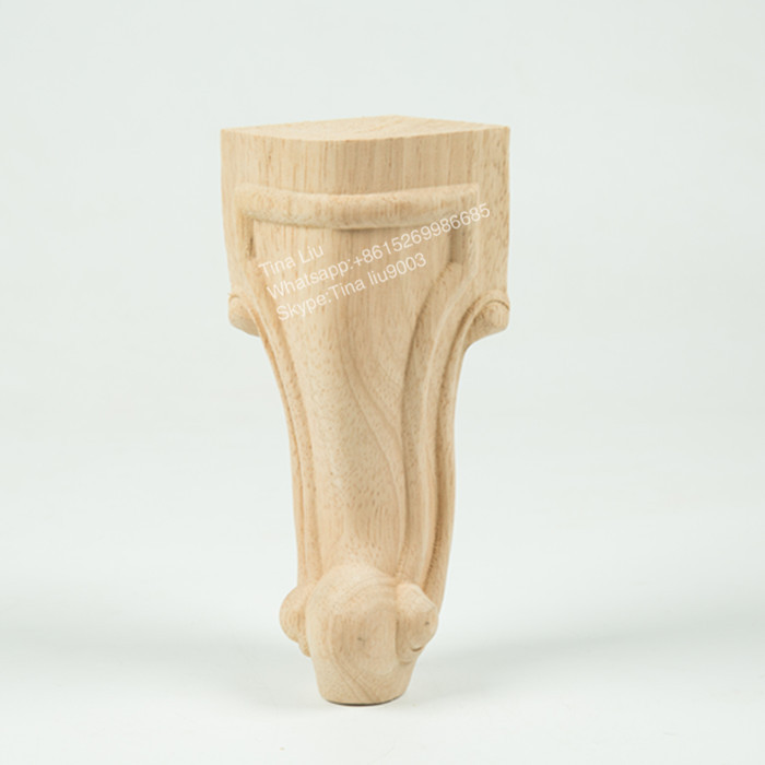 Antique solid wood furniture legs