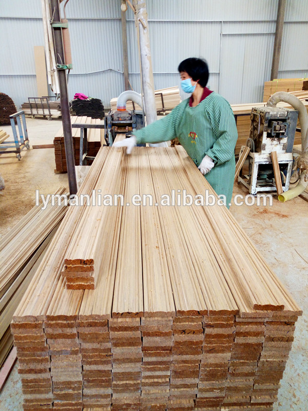 hot sale teak wood margin engineered wooden mouldings