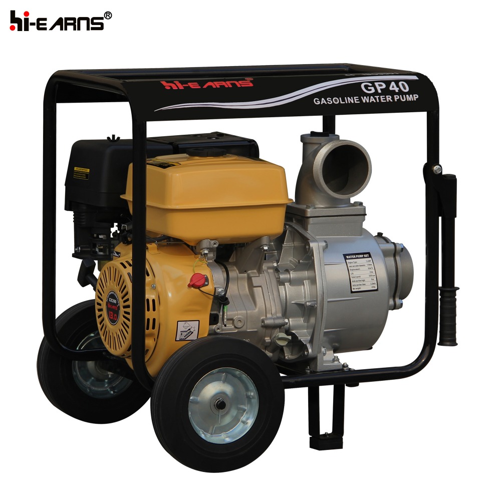 4 inch portable gasoline water pump with gasoline engine driven price
