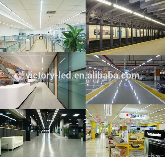 AC85-265v 8FT 60W T8 Led Tube Light, Double Row Integrated Led Tubes