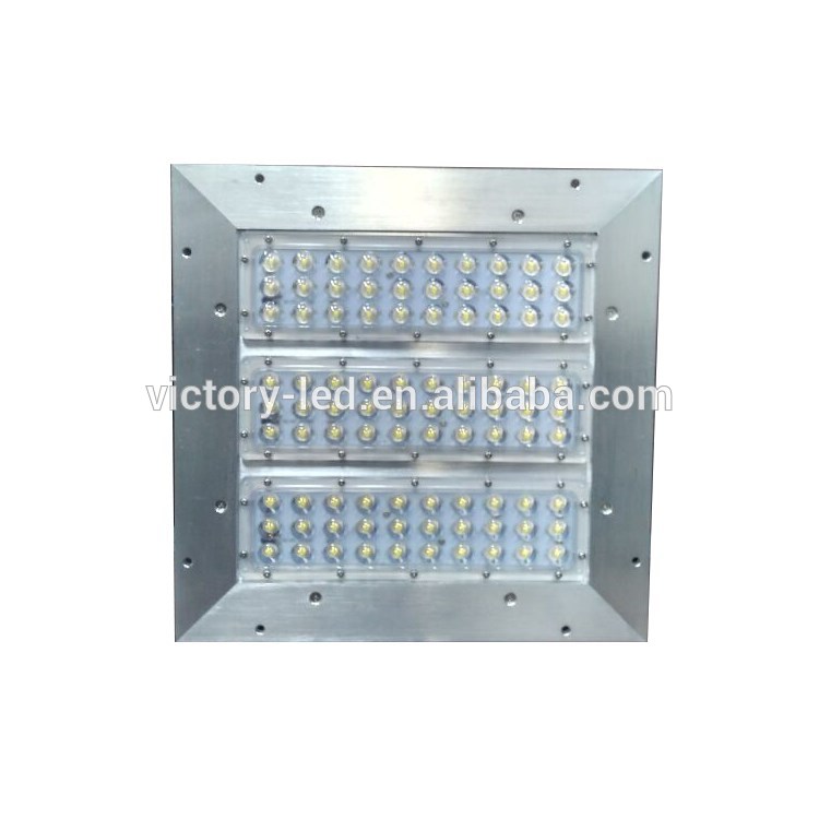 high power outdoor 100w bridgelux led gas station canopy light
