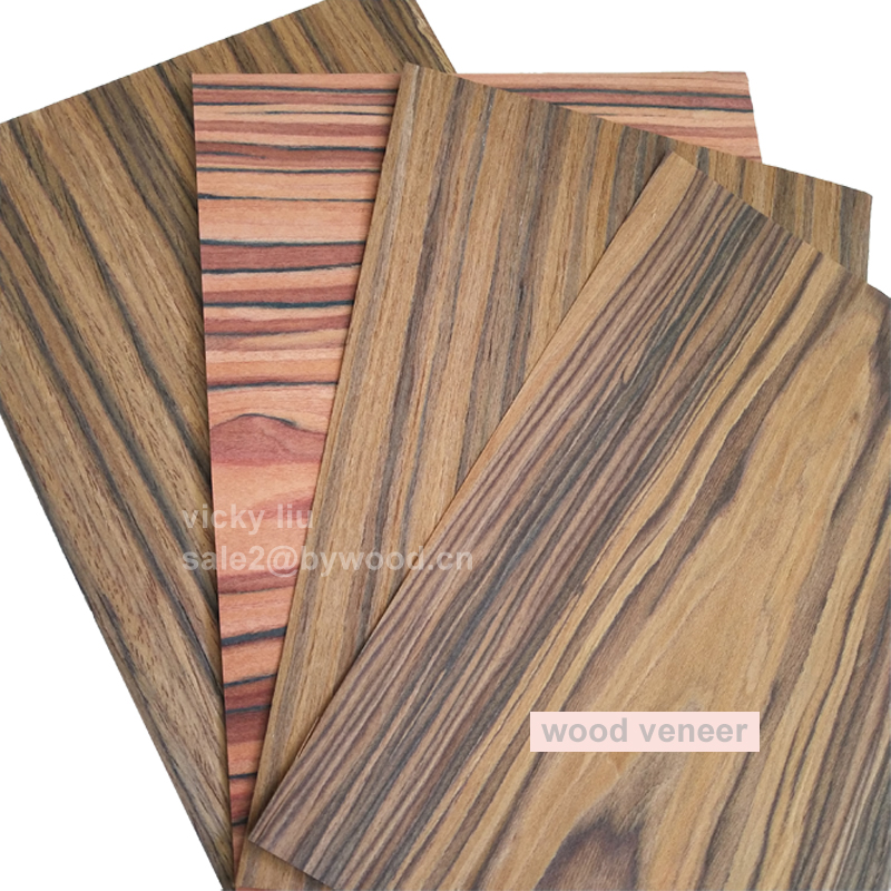 Furniture surface cover veneer recon santos rose wood veneers