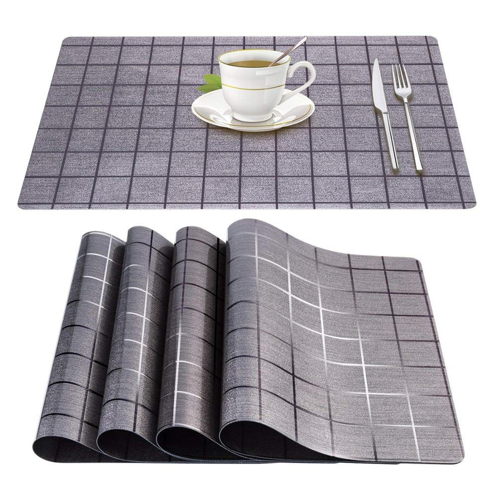 Tabletex custom made unique 3d metallic pvc placemats