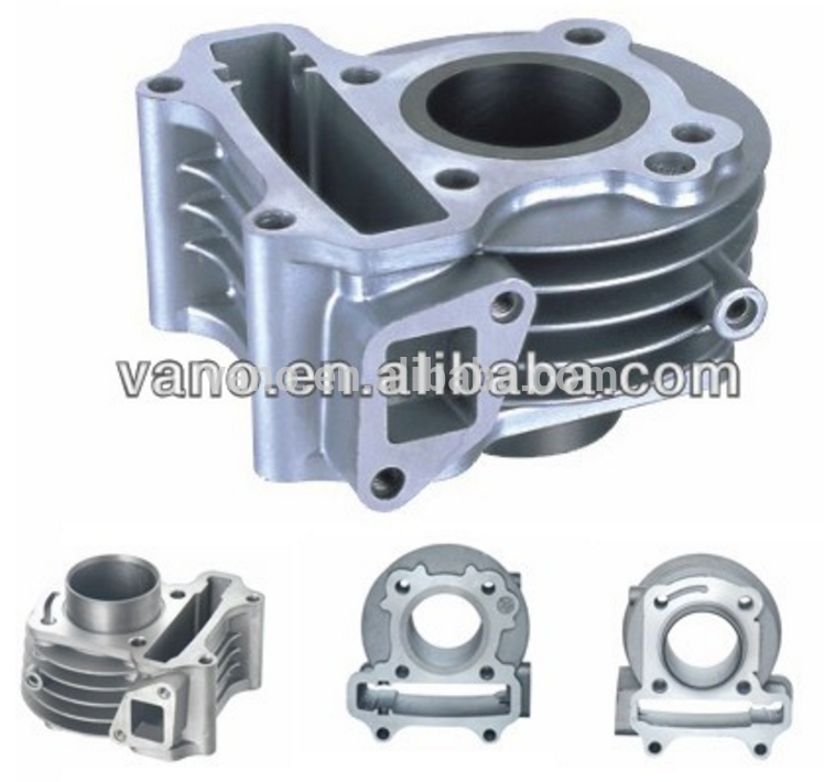 High Hardness Aluminum Alloy GY6 50cc Motorcycle Cylinder