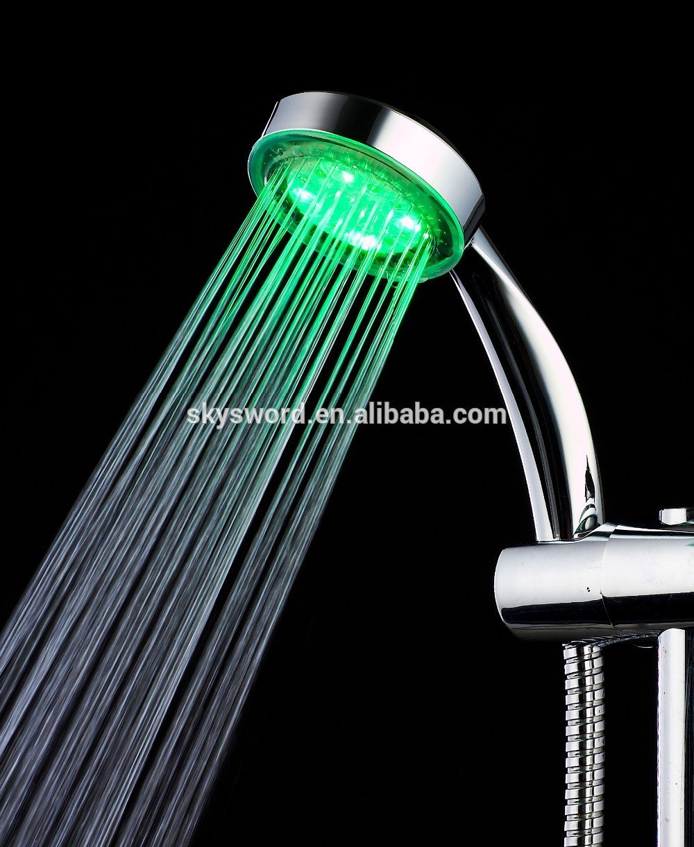 Hot Sale Wholesale Bathroom LED Automatic Lighting Shower Head