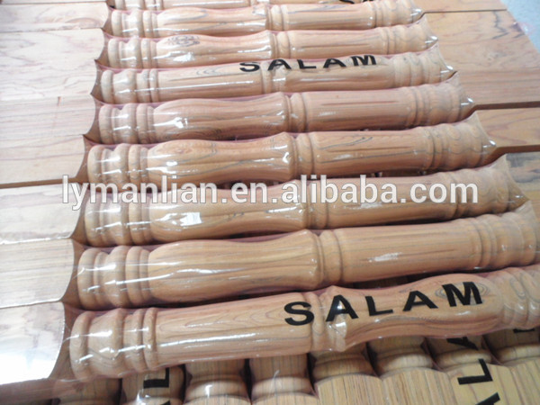 high quality Red oak handrail round wood handrail with low prices