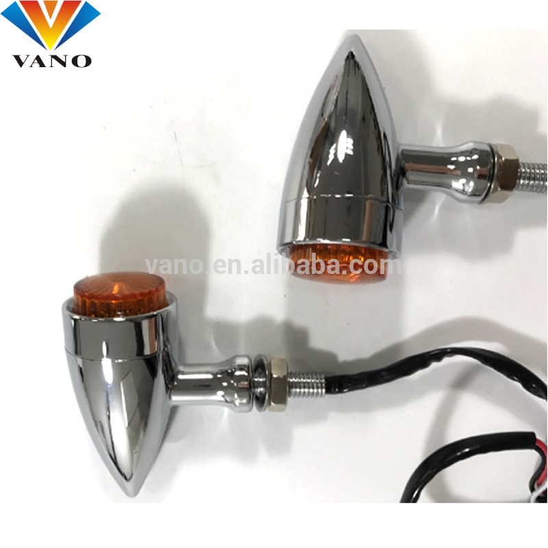 LED front star bullet blinker turn signals light for harley motorcycle