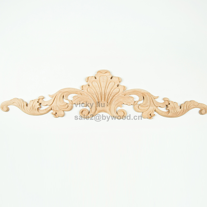 European style decoration sculpted exquisite wood onlay