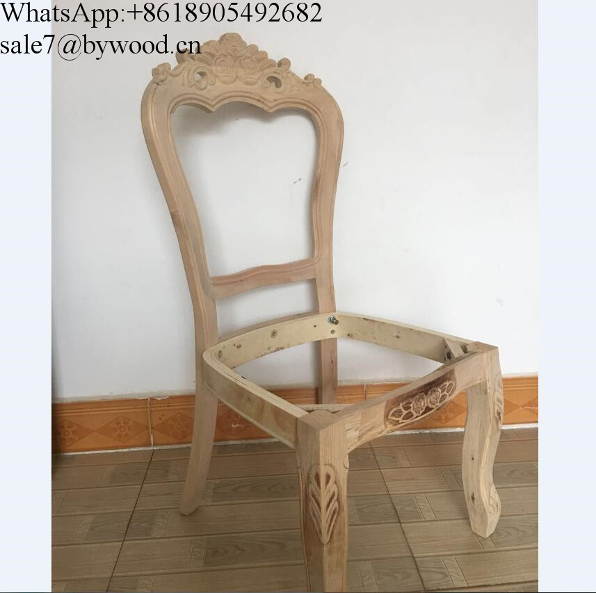 Wooden Home Furniture Classical Chair Frame wood frame dining chairs