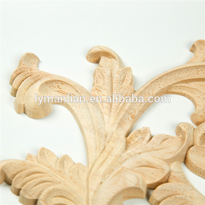 antique hand carved rubber wood applique onlay wood carvings