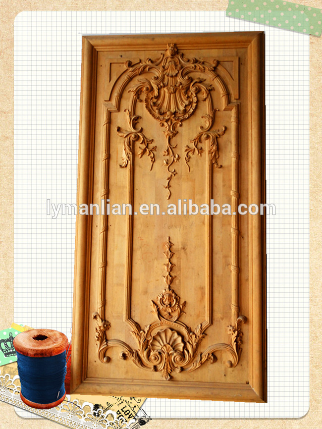 decorative furniture use beech wood moulding door frame with high qualtiy and low price