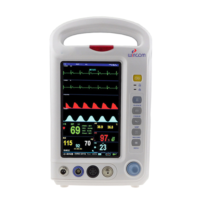 ecg temperature spo2 and bp patient monitor