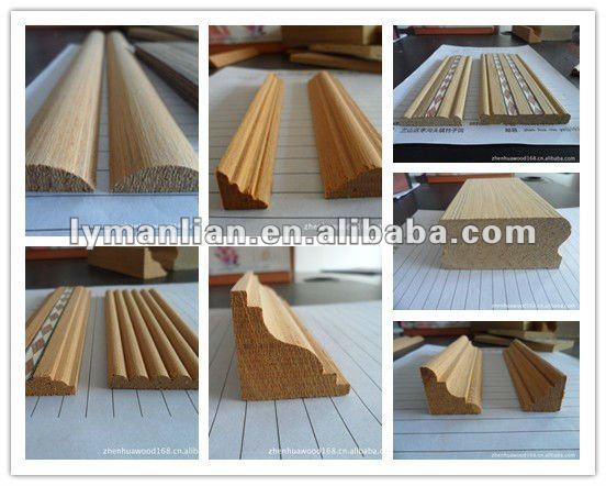 factory sell plank recon teak wood moulding