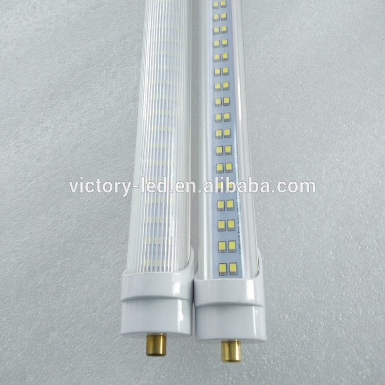 Led Lighting With Cri80 Double Row T8 8Ft Led Tube Light Manufacturer In China