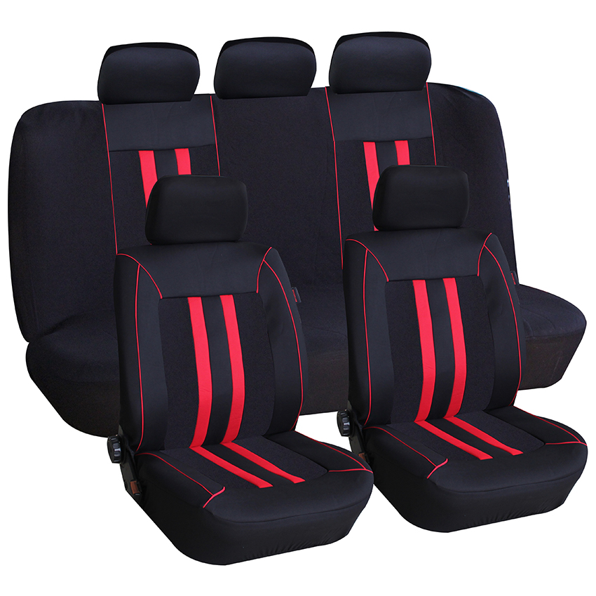 Full set single mesh car seat cover customized car seat cover set