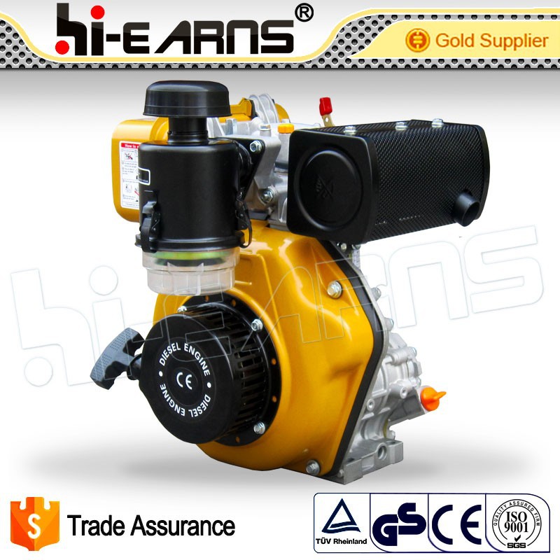 4KW portable one cylinder four stroke diesel engine air compressor