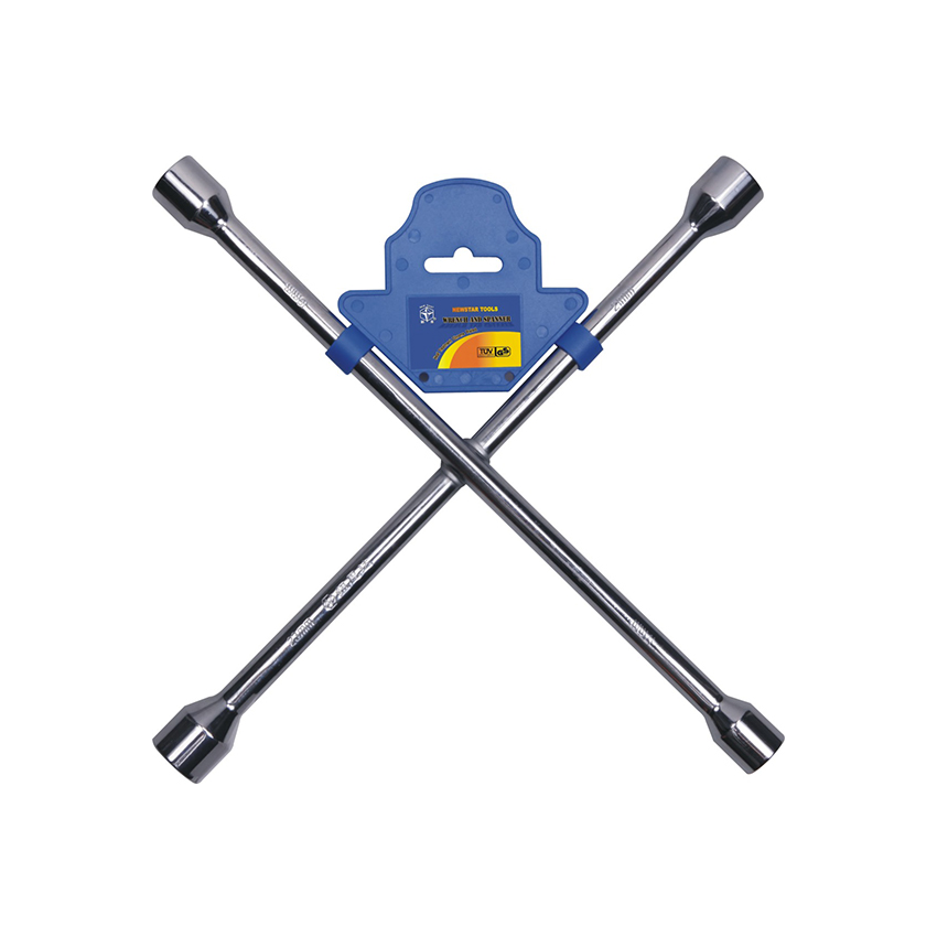 Universal Cross Tire socket Wrench Sand blast chrome cross wrench