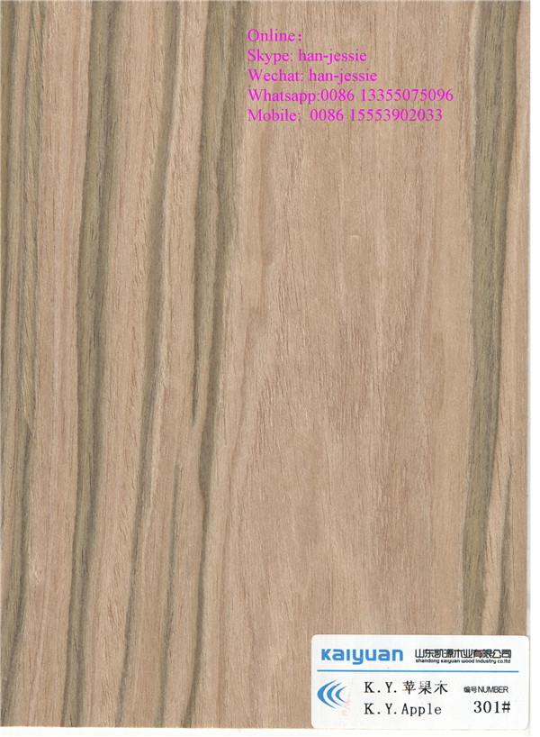 engineered apple wood veneer