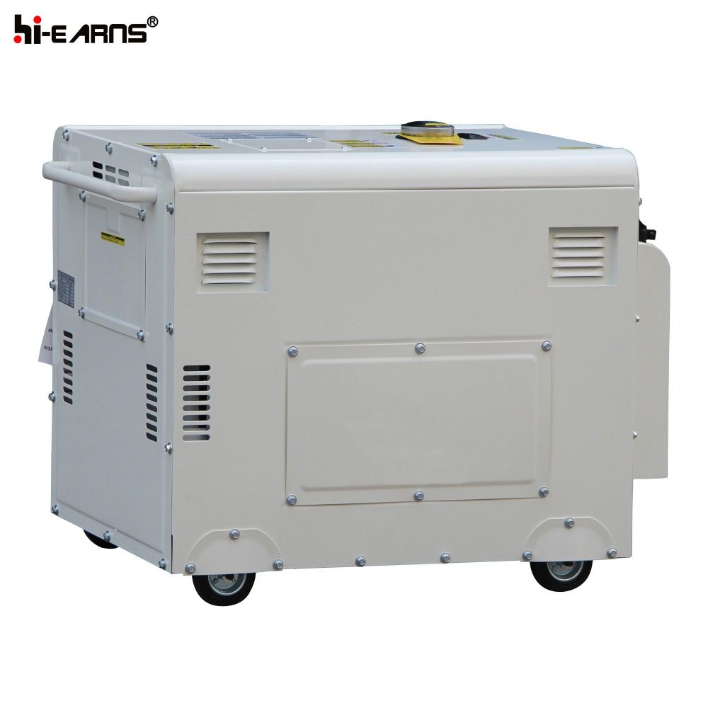 air cooled digital panel 4.6KVA soundproof diesel generator