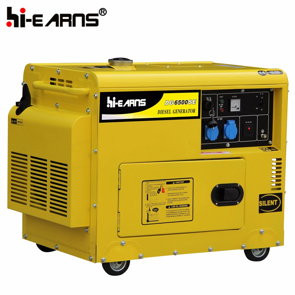 5KW KVA portable type home use diesel silent generator