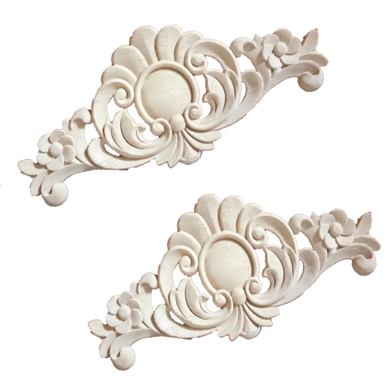 In Europe type furniture ambry door woodcarving decal
