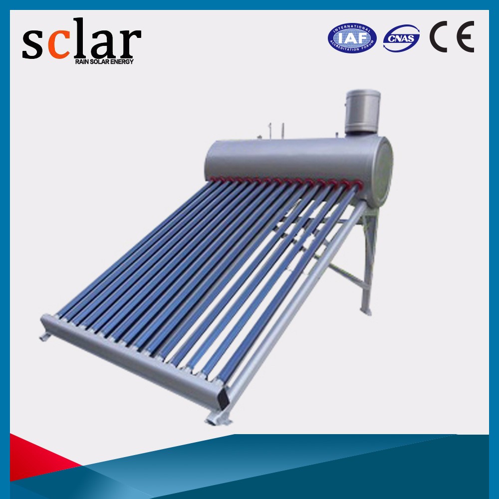 China supplier evacuated tube water heater solar power system