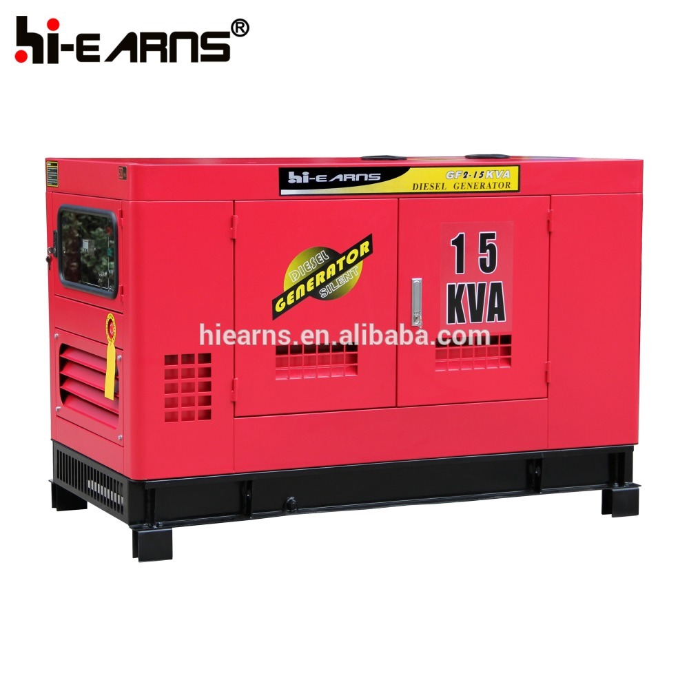 15KVA power three phase silent water cooled diesel generator