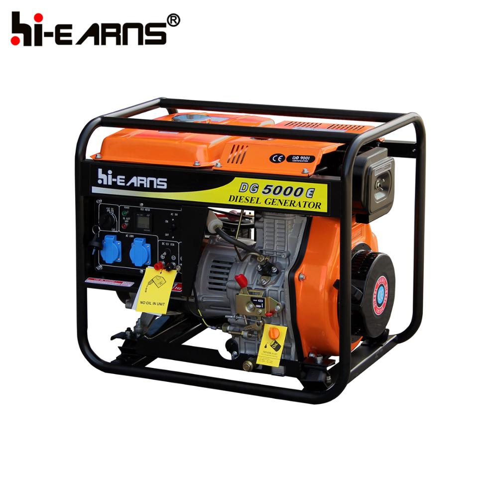 5KVA new style open type single phase Portable industry  diesel Generator