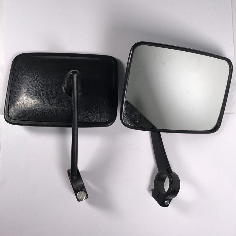 Motorcycle Plastic Black MZ SIMSON Rearview Rear Mirrors
