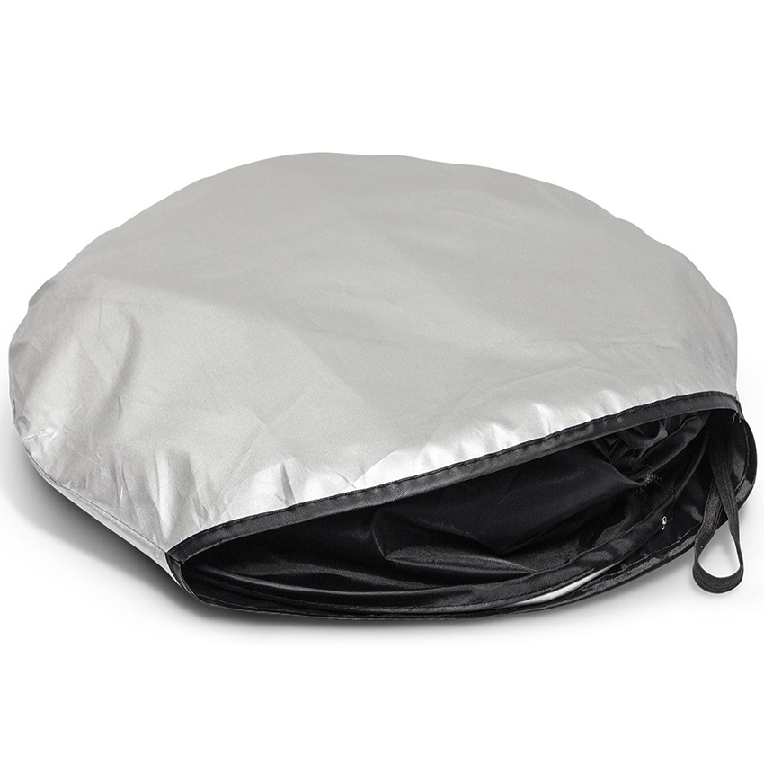 UV protection personalized design custom printing 170T polyester retractable car windshield sun shade