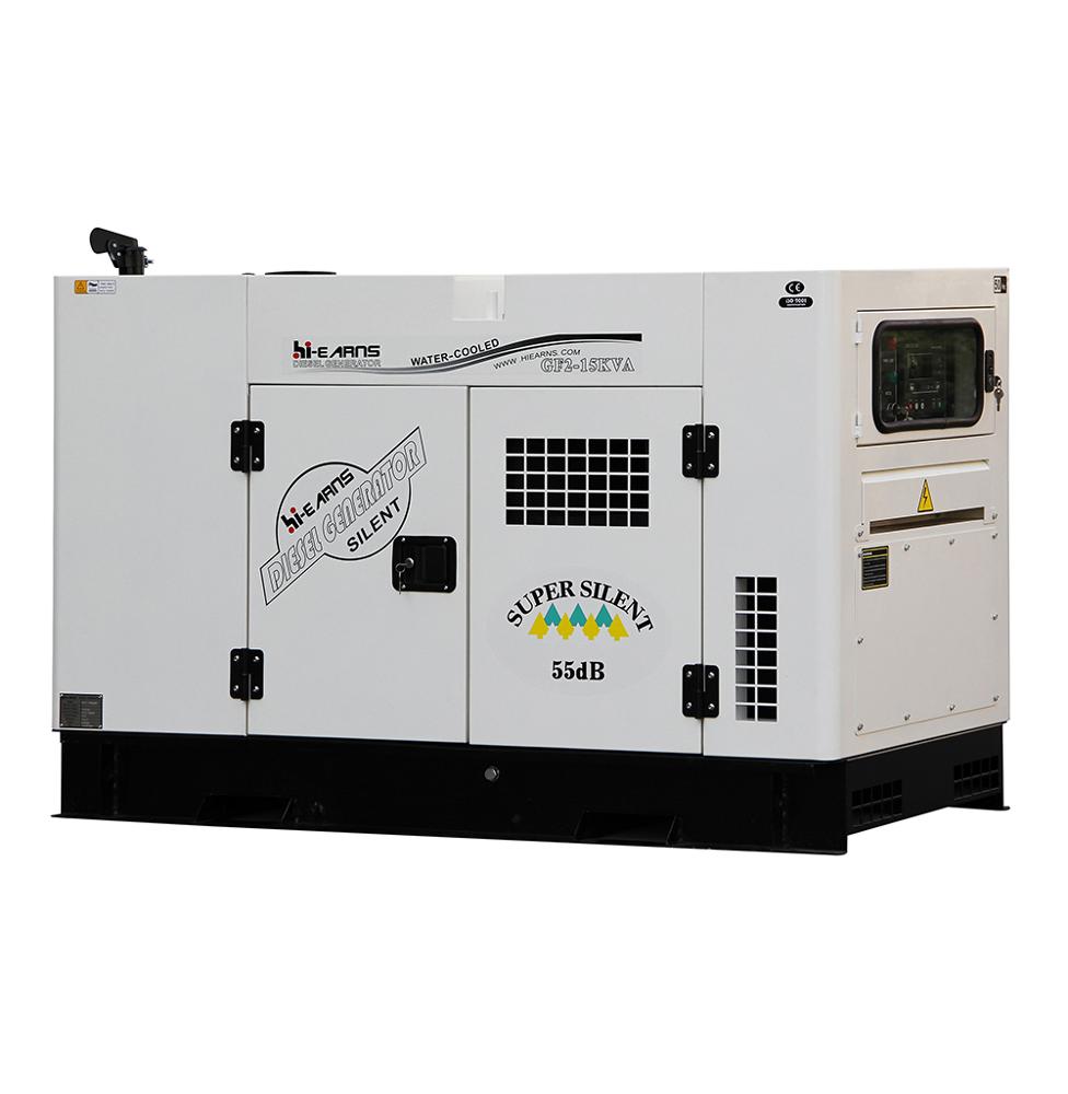 water cooled engine silent 12kw 15 kva generator price GF2-15KVA