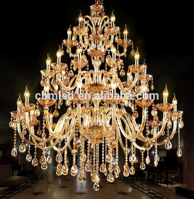 amber light ceiling chandelier,crystal chandelier parts,giant chandelier for hall