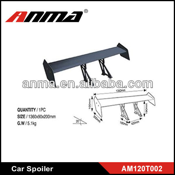 Universal car fits exterior universal rear spoilers