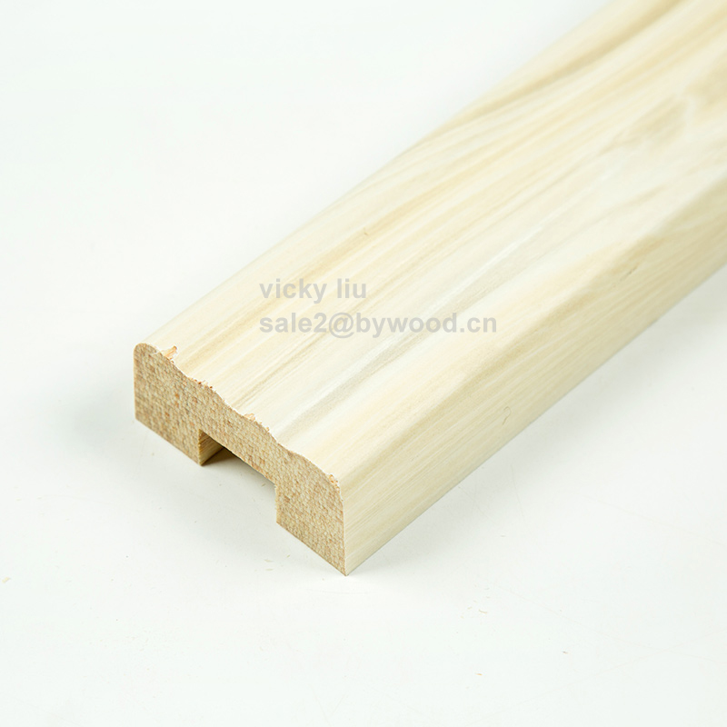 Furniture decoration melamine hot pressing membrane cabinet wood roman column