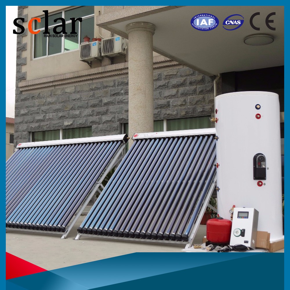 Vacuum tube three targets solar collector