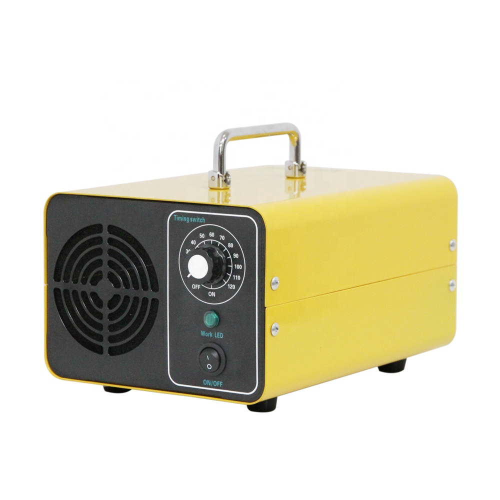 Hot sell portable mini yellow ozone generator 220v durable steel plate 5g ozone generator tube