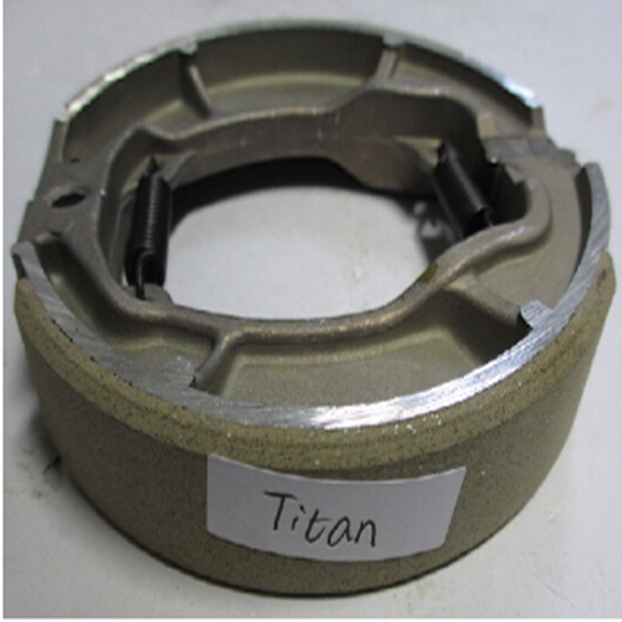 China Supplier Motorcycle titan 2000 brake shoe