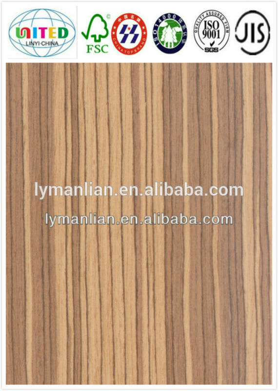 recon zebrano wood veneer