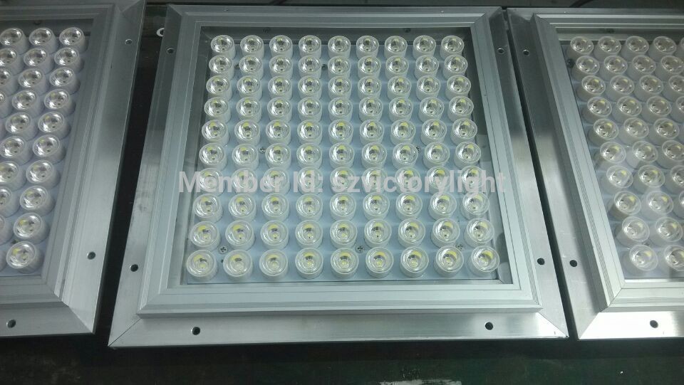 120W Ip65 Recessed 13200Lm Led Canopy Light For Gas Station With Factory Driver