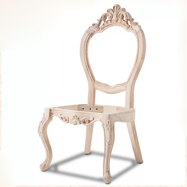 Unfinished Wooden Chair