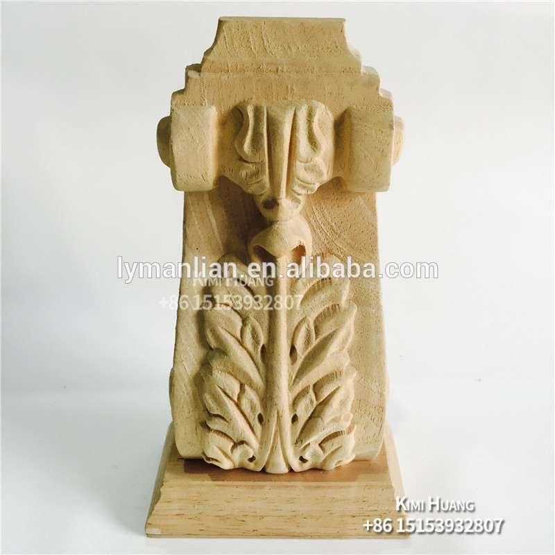 Sculpture CNC wooden corbel bracket engrave wooden bracket corbels